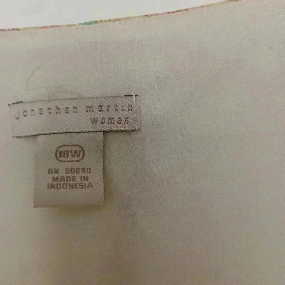 Jonathan Martin Woman Floral Flowy Sleeveless Dress Yellow and Pink - Picture 8 of 13